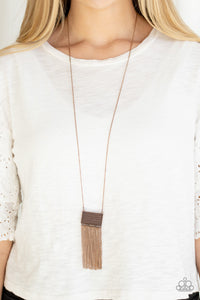 Totally Tassel - Copper Necklace