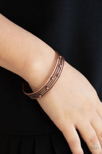 Extra Expressive - Copper Cuff Bracelet