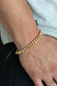 Throwdown - Gold Sliding Knot Bracelet