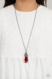 Dibs on the Dazzle - Red Necklace