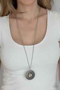 Aztec Apex - Brown Necklace