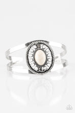 Load image into Gallery viewer, Deep In The TUMBLEWEEDS - White Cuff Bracelet