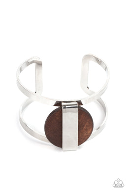 Organic Fusion - Brown Cuff Bracelet