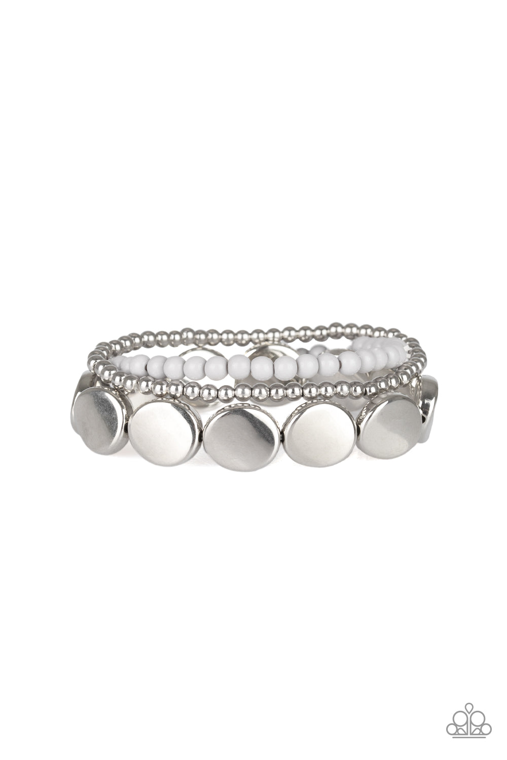 Beyond The Basics - Silver Stretchy Bracelets