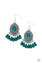 Load image into Gallery viewer, Private Villa - Green Earrings