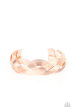 Load image into Gallery viewer, Woven Wonder - Copper Cuff Bracelet