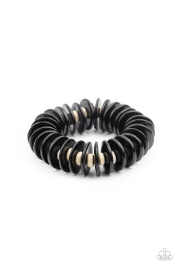 Caribbean Reefs - Black Bracelet