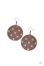 Load image into Gallery viewer, Metallic Mosaic - Copper Earrings