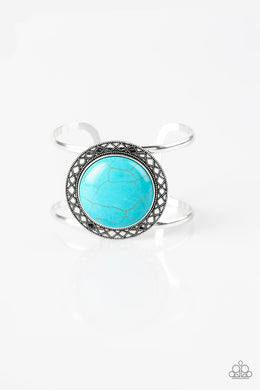 RODEO Rage - Blue Cuff Bracelet