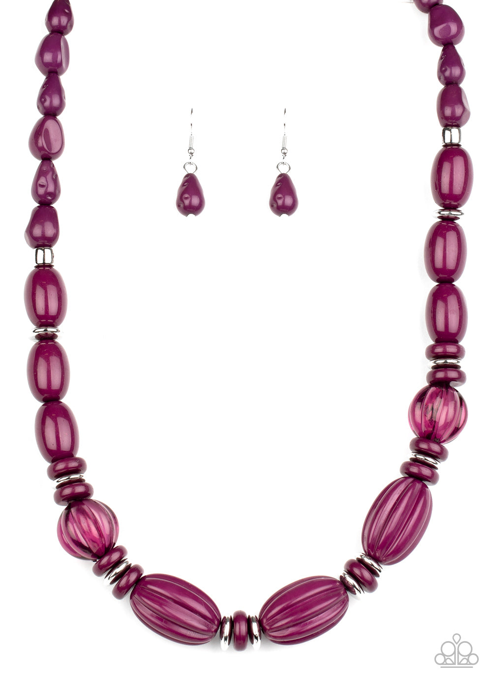 High Alert - Purple Necklace