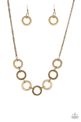 Modern Day Madonna - Brass Necklace