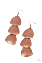 Load image into Gallery viewer, Modishly Metallic - Copper Earrings