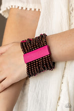 Load image into Gallery viewer, Tropical Trendsetter - Pink Stretchy Bracelet