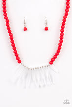 Load image into Gallery viewer, Icy Intimidation - Red Necklace