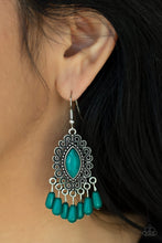 Load image into Gallery viewer, Private Villa - Green Earrings