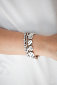 Beyond The Basics - Silver Stretchy Bracelets