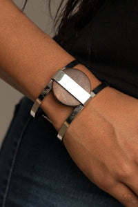 Organic Fusion - Brown Cuff Bracelet