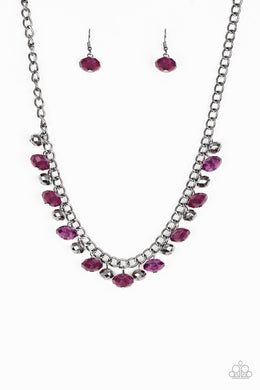 Runway Rebel - Purple Necklace