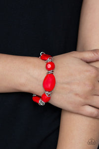 Savor The Flavor - Red Bracelet