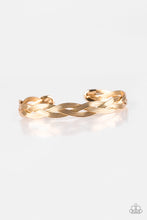 Load image into Gallery viewer, Business As Usual - Gold Cuff Bracelet