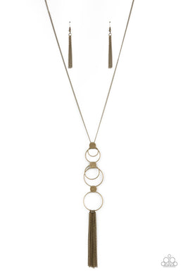 Join The Circle - Brass Necklace