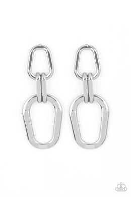 Harmonic Hardware - Silver Post Earrings