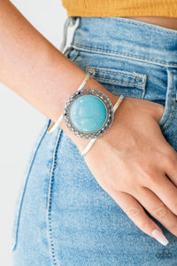 RODEO Rage - Blue Cuff Bracelet