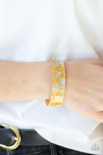 Load image into Gallery viewer, Glaze Daze - Yellow Cuff Bracelet