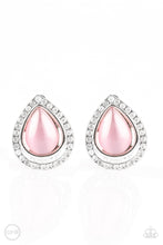 Load image into Gallery viewer, Noteworthy Shimmer - Pink Clip-On Earrings