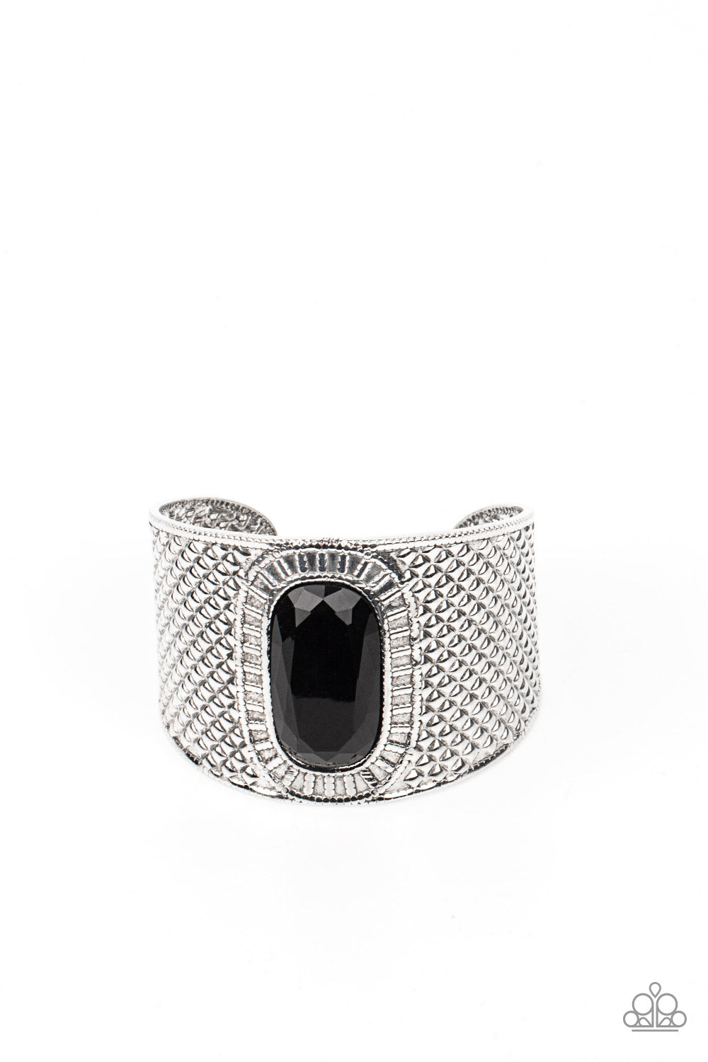 Poshly Pharaoh - Black Cuff Bracelet