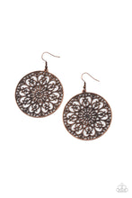 Load image into Gallery viewer, Make A MANDALA Out Of You - Copper Earrings