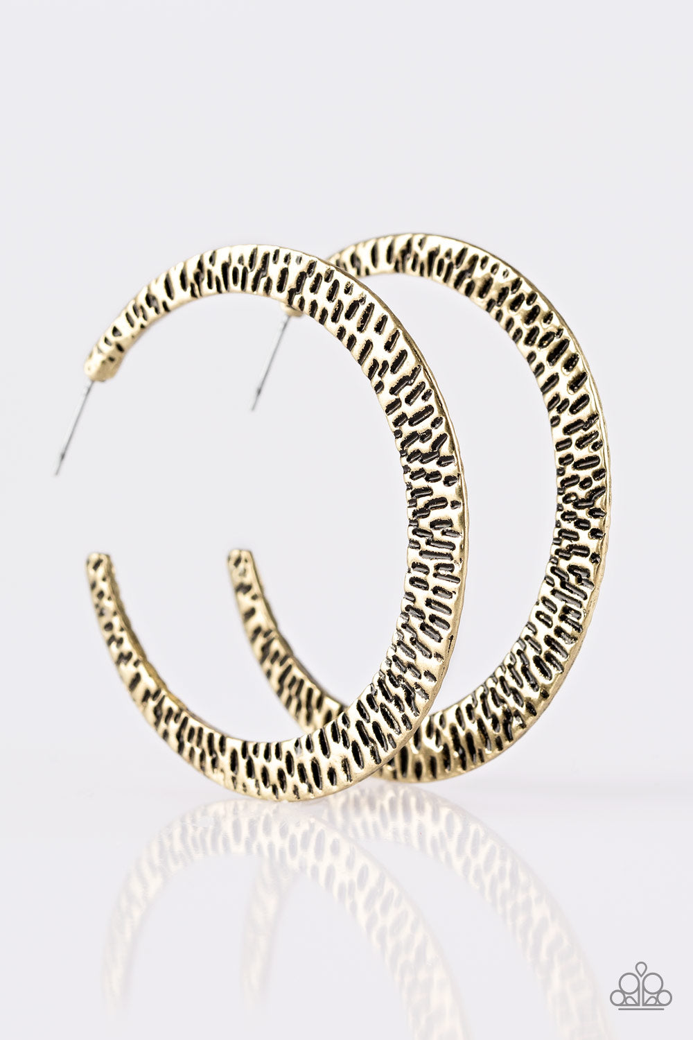 BEAST Friends Forever - Brass Hoop Earrings