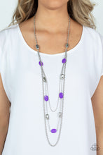 Load image into Gallery viewer, Barefoot and Beachbound - Purple Necklace