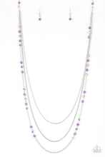 Load image into Gallery viewer, Colorful Cadence - Purple Necklace