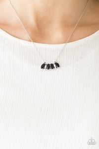 Deco Decadence - Black Necklace