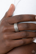 Load image into Gallery viewer, Rebellious Ridges - Silver Dainty Ring