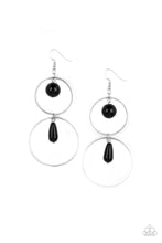 Load image into Gallery viewer, Cultured in Couture - Black Earrings