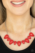 Load image into Gallery viewer, Pampered Poolside - Red Necklace