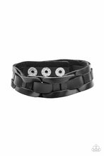 Load image into Gallery viewer, Garage Band Grunge - Black Bracelet