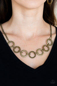 Modern Day Madonna - Brass Necklace