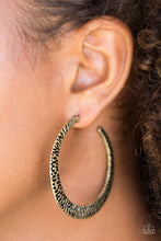 Load image into Gallery viewer, BEAST Friends Forever - Brass Hoop Earrings