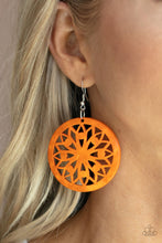 Load image into Gallery viewer, Ocean Canopy - Orange Earrings