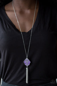 Malibu Mandala - Purple Necklace