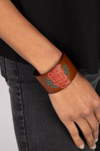 Easy Energy - Pink Adjustable Snap Closure Bracelet