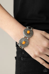 Prismatic Prowl - Orange Stretchy Bracelet