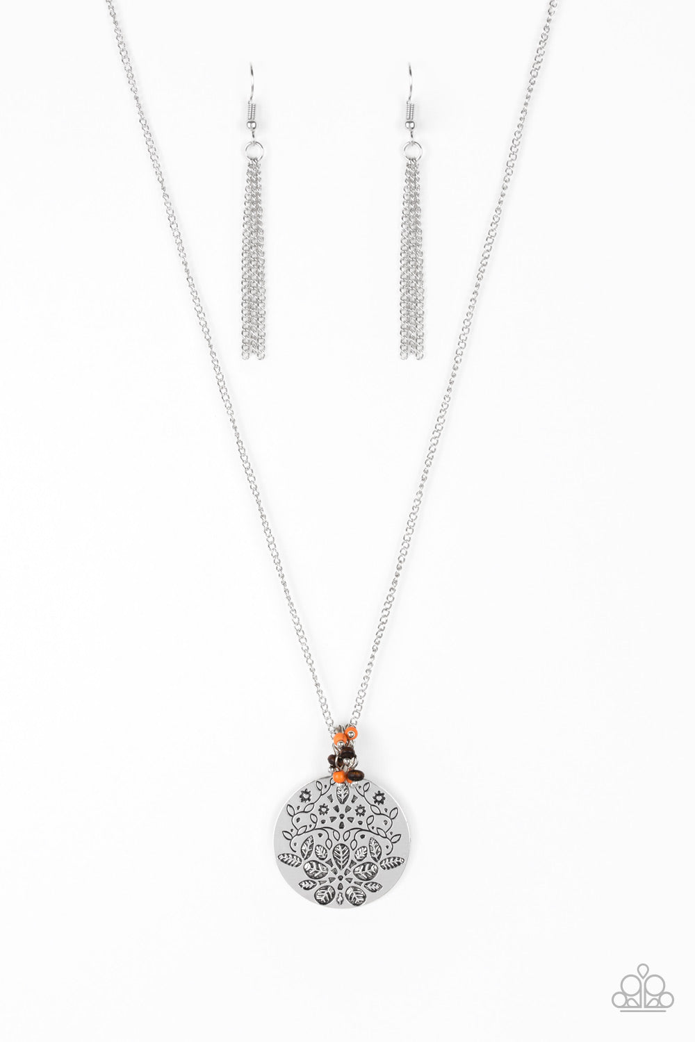 Desert Abundance - Orange Necklace