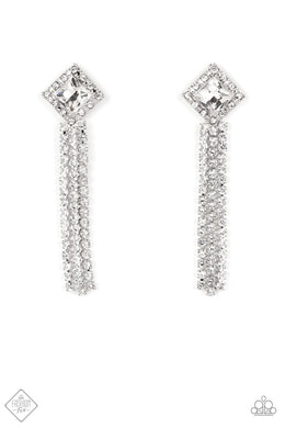 Seasonal Sparkle - White Post Earrings