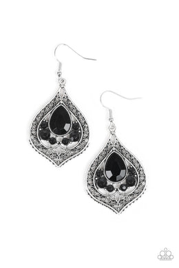 Malibu Mama - Black Earrings