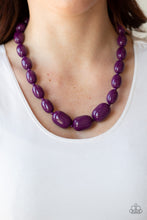 Load image into Gallery viewer, Poppin Popularity - Purple Necklace