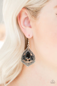 Malibu Mama - Black Earrings